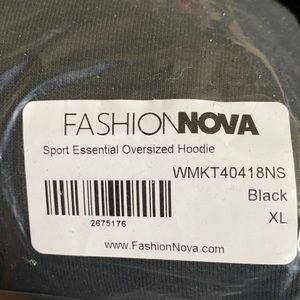 Fashion Nova Women’s Oversized Hoodie Brand New